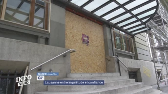 G7: Lausanne partagée entre confiance et inquiétude