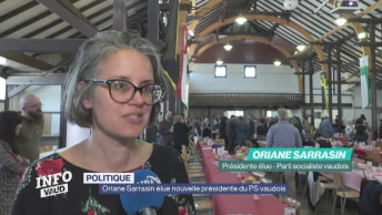 Oriane Sarrasin élue nouvelle présidente du PSV