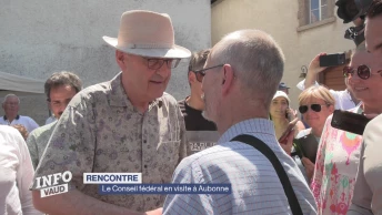 Le Conseil fédéral en visite à Aubonne