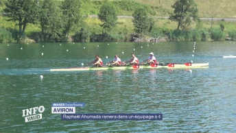 Raphaël Ahumada dans un équipage à 4