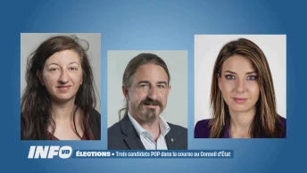 Trois candidats POP dans la course au Conseil d'État