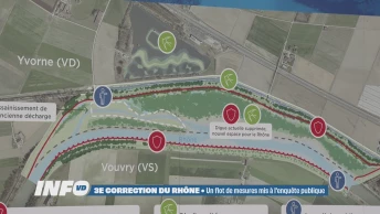 La 3e correction des eaux du Rhône mise à l'enquête publique