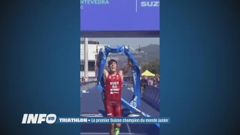 Triathlon: Le premier Suisse champion du monde junior