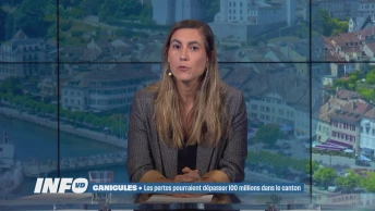 Potentiellement 100 millions de pertes suite à la canicule