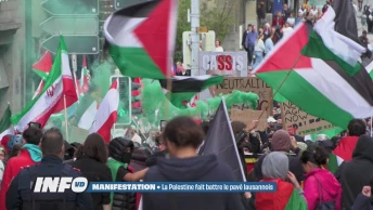La Palestine fait battre le pavé lausannois