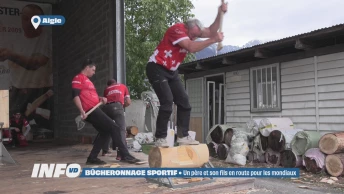 Les mondiaux de Bûcheronnage sportif en famille
