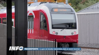 La gare de Genolier modernisée, mais un avenir incertain