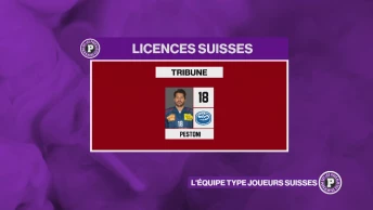 L'équipe type des joueurs à licences suisses