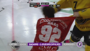 Bienne-Ajoie: 5 joueurs expulsés
