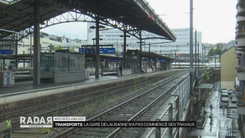 La gare de Lausanne n&#039;a pas commencé ses travaux