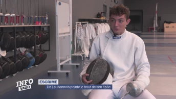 Diego Erbetta pointe le bout de son épée
