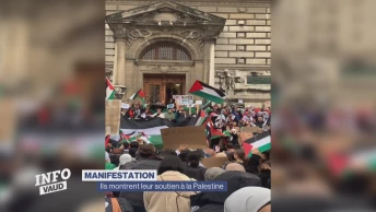 5'000 personnes défilent à Lausanne pour la Palestine