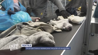 Un projet franco-suisse pour recycler des textiles