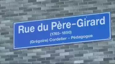 Autour d&#039;un nom - Fribourg -  Rue du Père-Girard