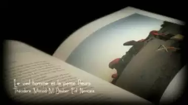 Marque Page - Le vieil homme et la petite fleur