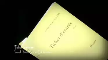 Marque-Page - Ticket d&#039;entrée