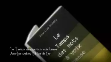 Marque-page - Le temps des mots à voix basse