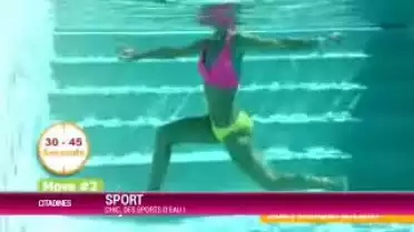 Désormais on court, on pédale...en piscine!