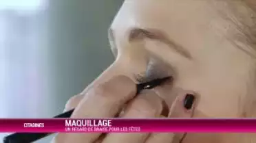 Un maquillage de fêtes en un battement de cils