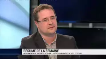 Résumé de la semaine : Mathieu Jaton directeur du MJF