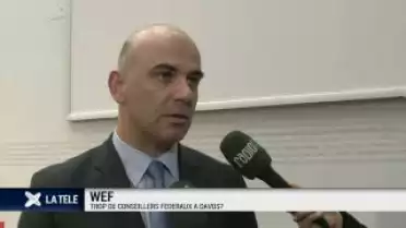 WEF: Trop de Conseillers fédéraux à Davos