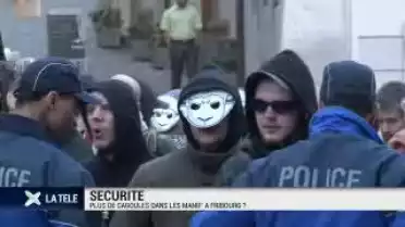 Fribourg veut interdire les manifestants masqués