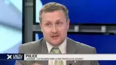 Police : Lausanne : les policiers dans la rue pour plus de sécurité