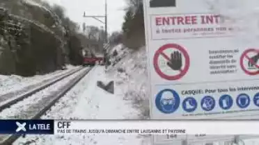 La ligne ferroviaire Palézieux-Payerne fermée
