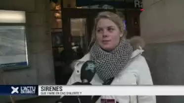 Sirènes ; que faire en cas d&#039;alerte ?