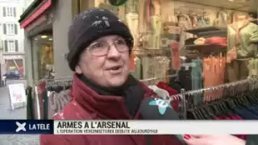 Armes à l'arsenal