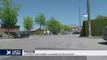 Prison: un incendie à Bois-Mermet fait deux blessés