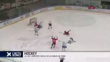 Hockey : LHC l&#039;emporte sur Chaux-de-Fonds