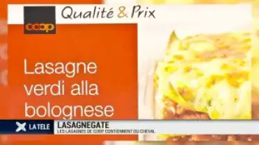 Les lasagnes de la Coop contiennent du cheval