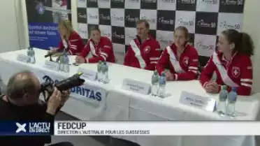 FedCup : direction l'Australie pour les suissesses
