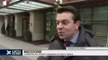 Macédoine : visite d&#039;un ministre à Genève