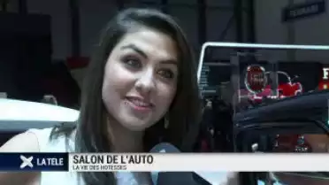 Salon de l&#039;auto : la vie des hôtesses