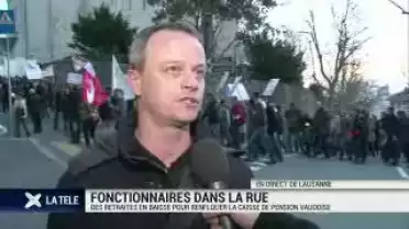 Retraites : la grogne des fonctionnaires vaudois