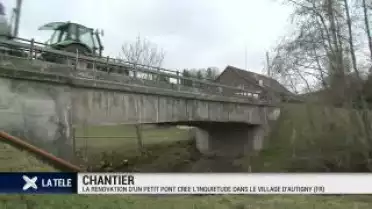 La rénovation d&#039;un petit pont crée l&#039;inquiétude