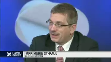 Imprimerie St-Paul: un avenir incertain