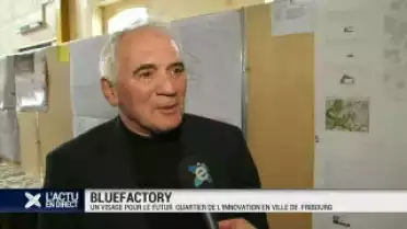 Un visage pour le parc Bluefactory