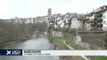 Agression: un homme jeté dans la Sarine