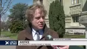 Justice: un journaliste vaudois devant le tribunal