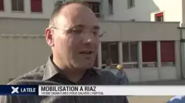 Riaz: 10&#039;300 signatures pour sauver l&#039;hôpital
