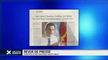 Revue de presse: surpopulation carcérale