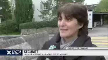 La police de Nyon s&#039;allie a deux petites voisines