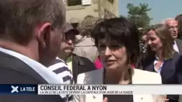 Le Conseil fédéral se déplace à Nyon