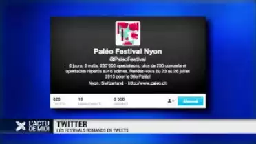 Twitter: les festivals romands en tweets