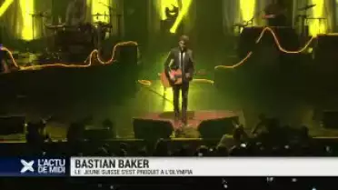 Bastian Baker: le jeune suisse s&#039;est produit a l&#039;Olympia