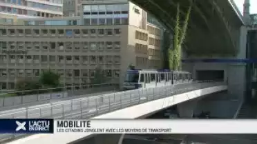 Les citadins jonglent avec les moyens de transport