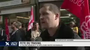 1er mai: salaire minimum et de meilleures rentes